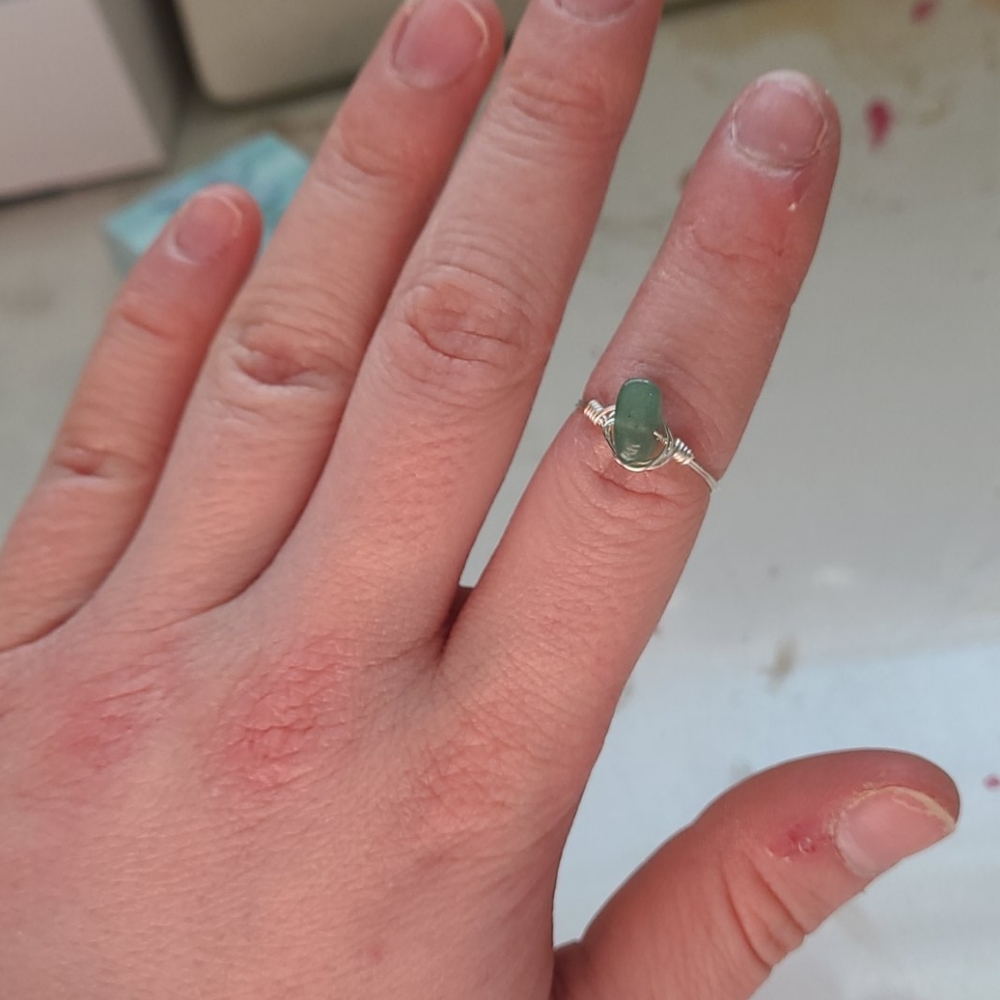 Handmade wire ring